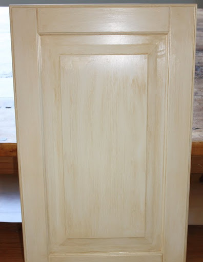 Glazed Finish Cabinet Door – After